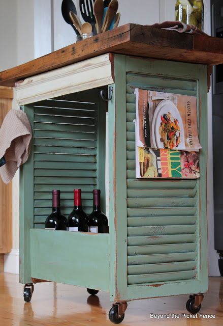 Wijnkastje shutter DIY